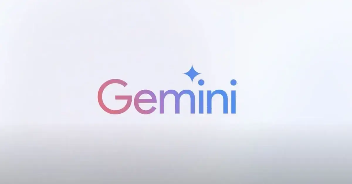 Screenshot nástroje Google Gemini